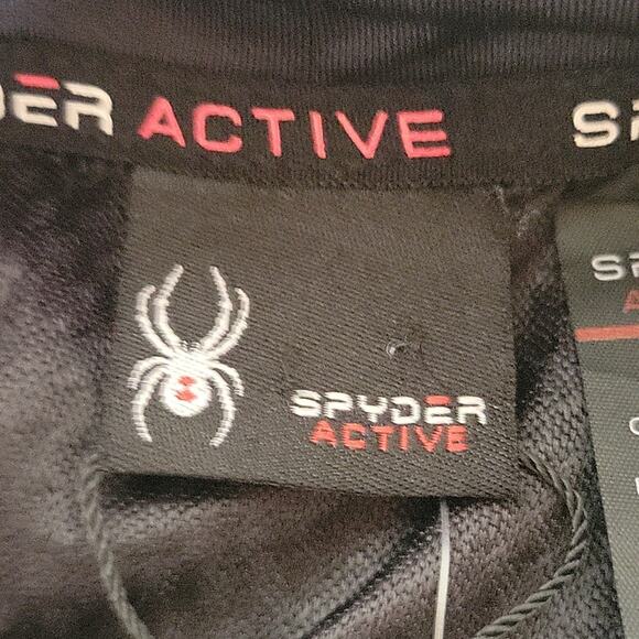 Spyder Active Black Pullover Athletic Shirt, Men's Medium, NWT - Picture 7 of 12